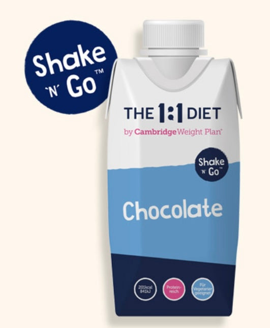 The 1:1 Diet - Shakes N Go Chocolate (1 tray 24 pak)