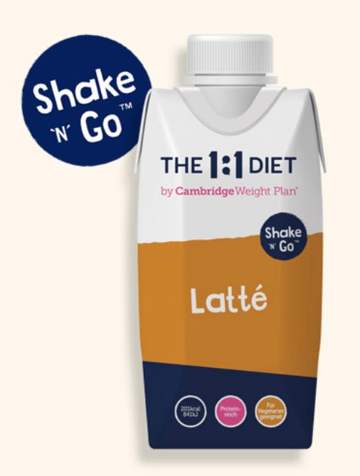 The 1:1 Diet - Shakes N Go Latte (1 tray 24 pak)