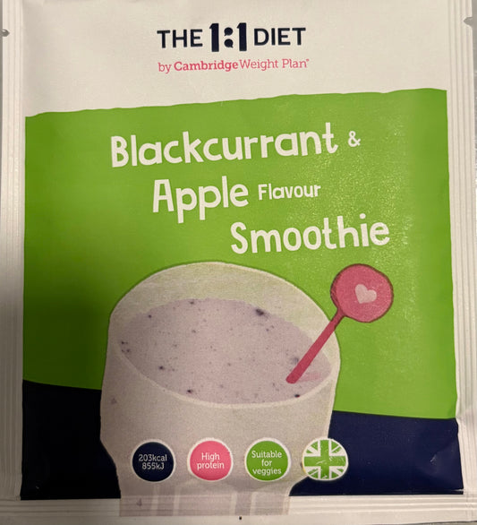 The 1:1 Diet  Smoothie - Blackcurrant & Apple flavour  (1 box 21 satches)