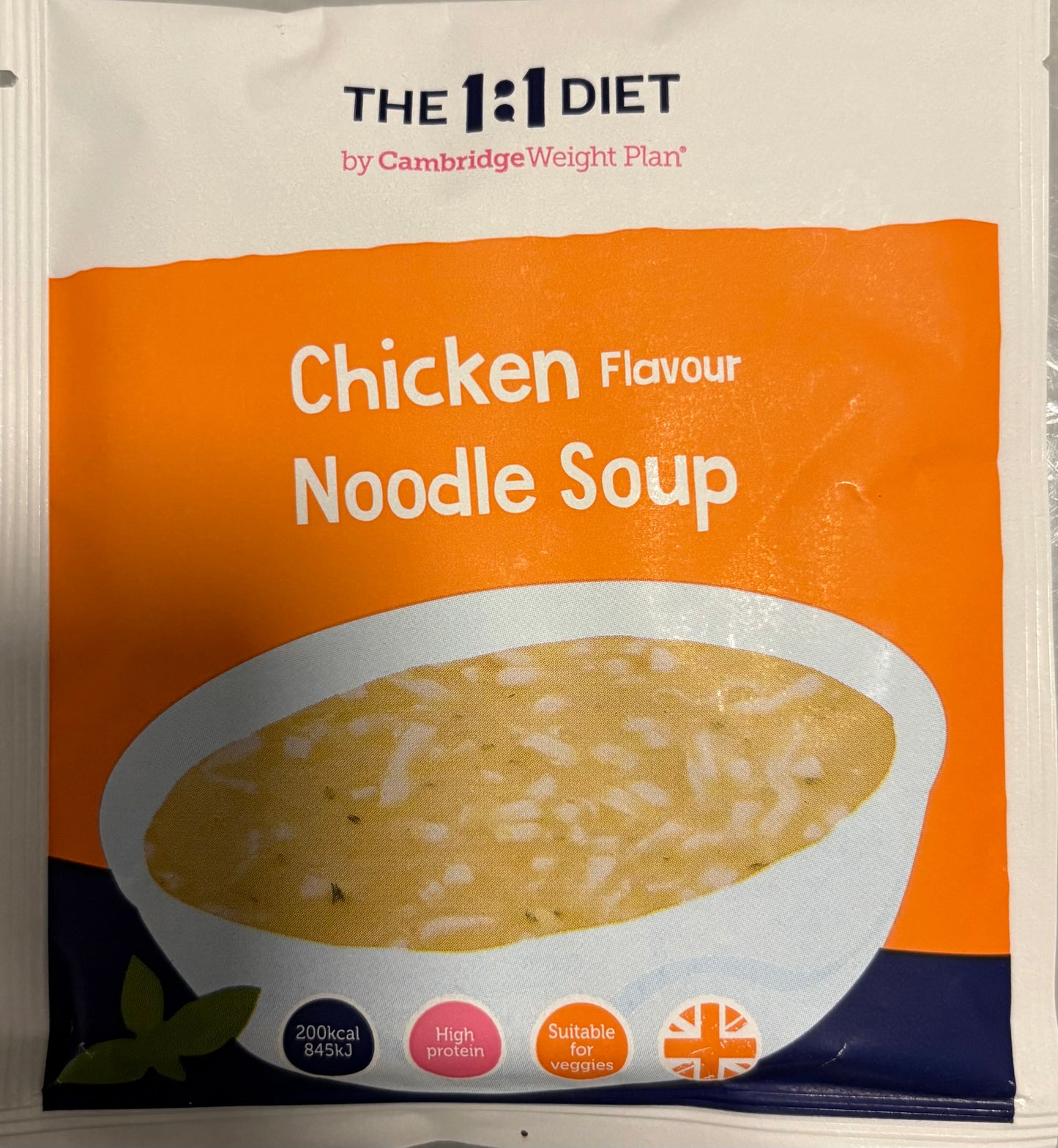 The 1:1 Diet  Soup - Chicken Flavour Noodle (1 box 21 satches)