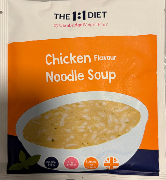 The 1:1 Diet  Soup - Chicken Flavour Noodle (1 box 21 satches)