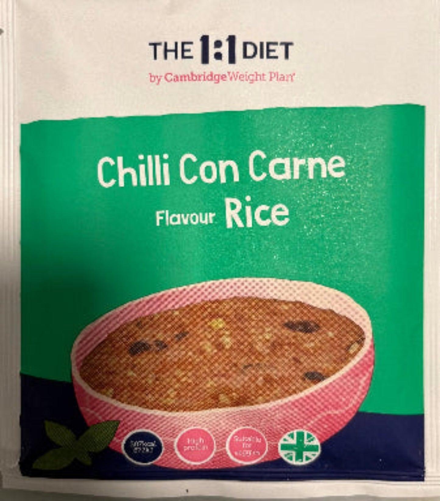 The 1:1 Diet  Soup- Chilli Con Carne Flavour Rice (1 box 21 satches)