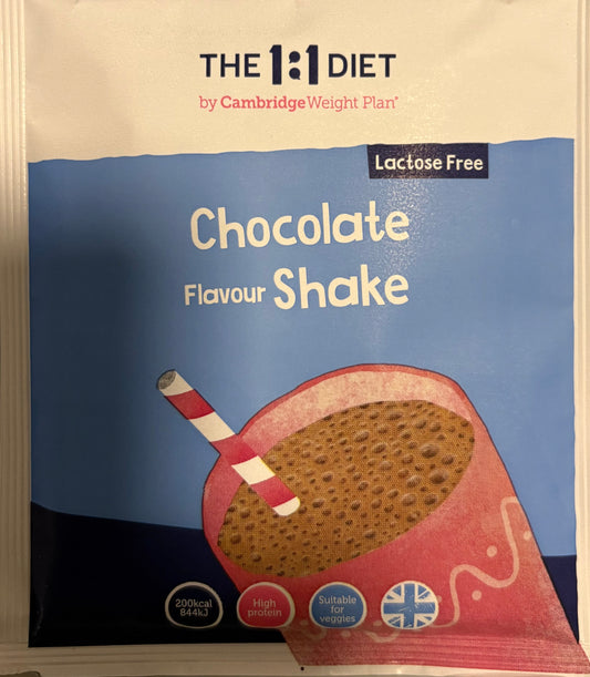 The 1:1 Diet  Shakes - Chocolate Lactose free ( 1 box 21 satches)