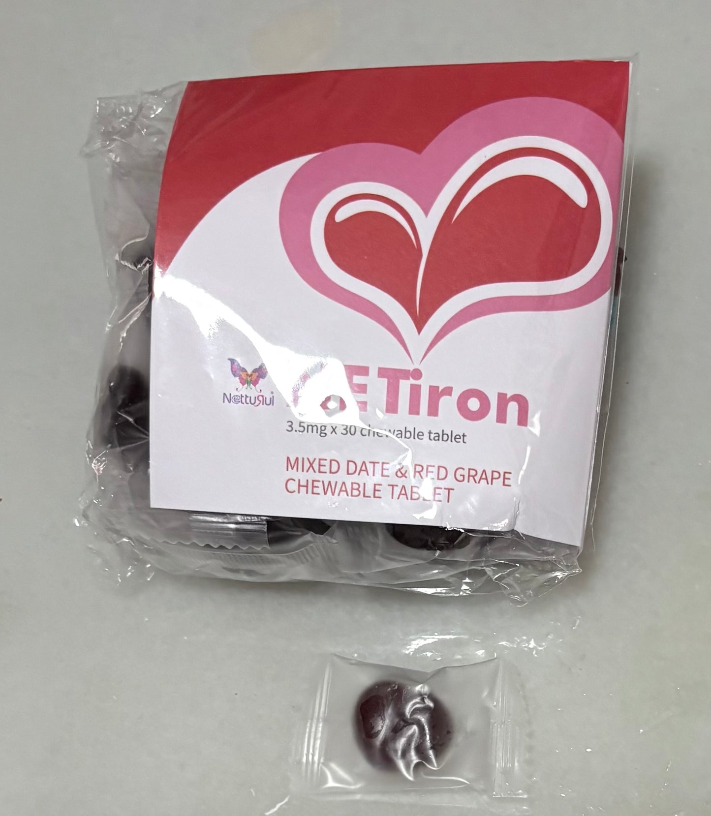 NETiron Mixed Date & Red Grape Chewable Tablet (90pcs)