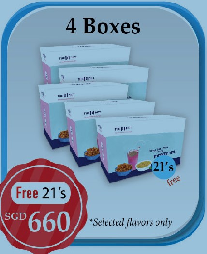 4+1 promotion package (5 boxes)
